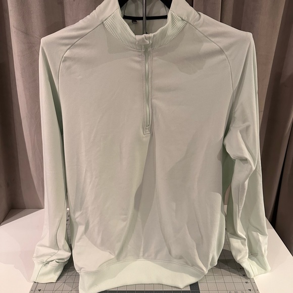 adidas Other - Adidas Mint Green Quarter-Zip Pullover